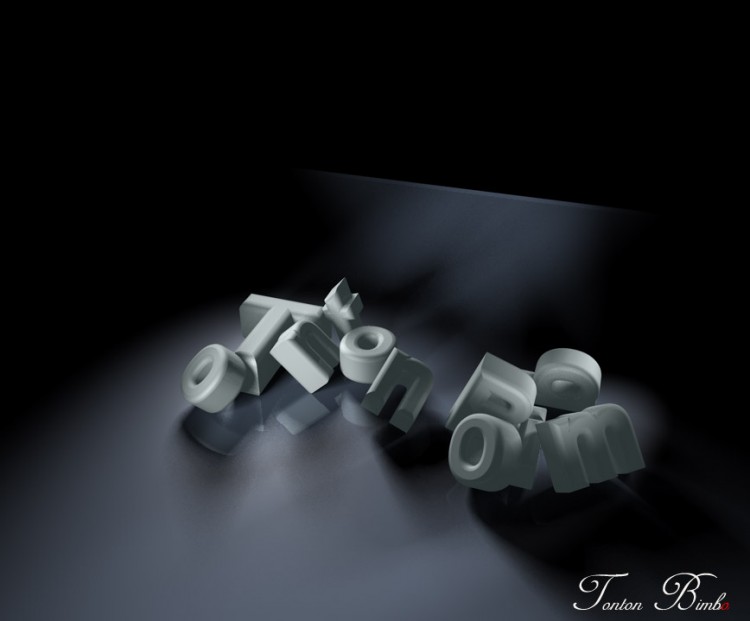 Wallpapers Digital Art 3D Lettrage