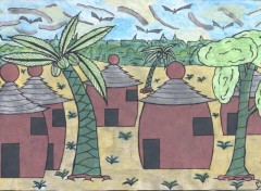 Fonds d'cran Art - Peinture Dounianvillage