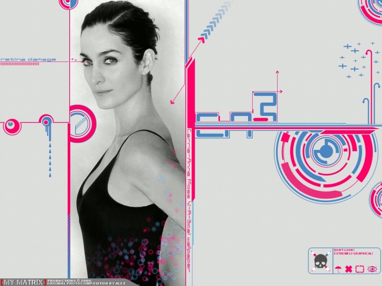 Wallpapers Celebrities Women Carrie-Anne Moss V-R-3cal