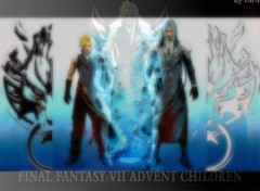 Fonds d'cran Jeux Vido Cloud & Sephiroth