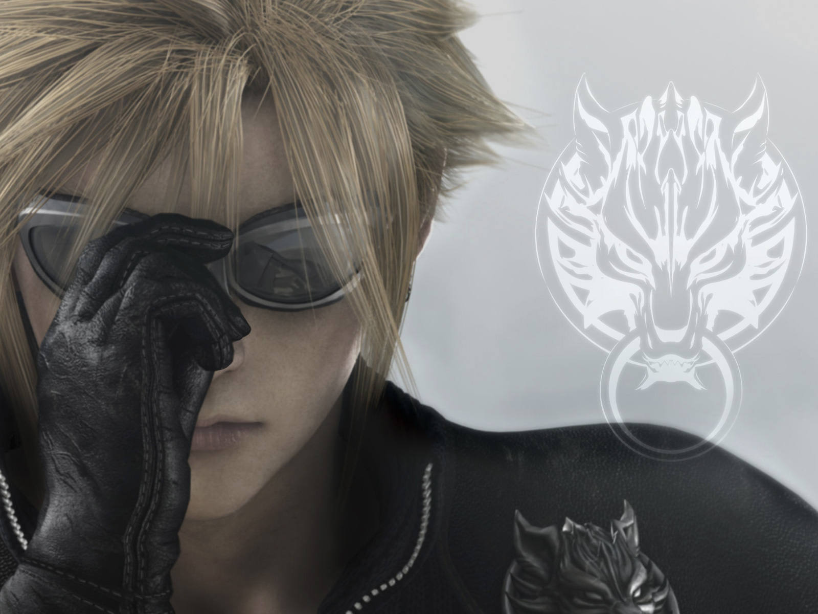 Wallpapers Movies Final Fantasy Cloud Wolf v2