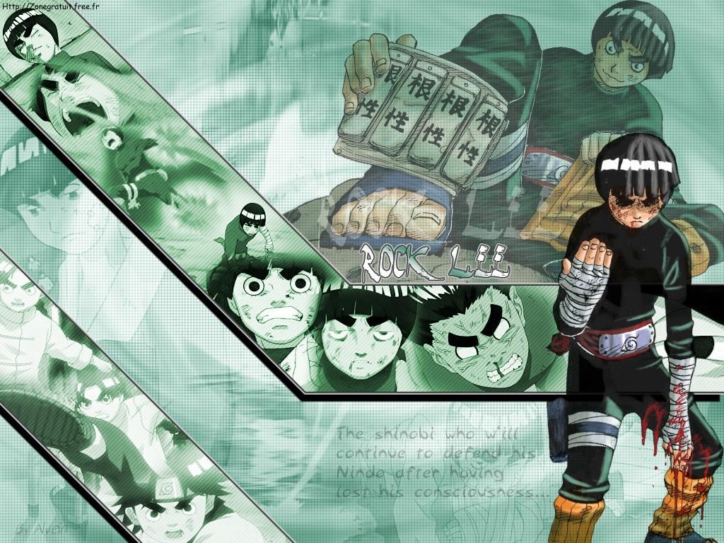 Fonds d'cran Manga Naruto rock lee