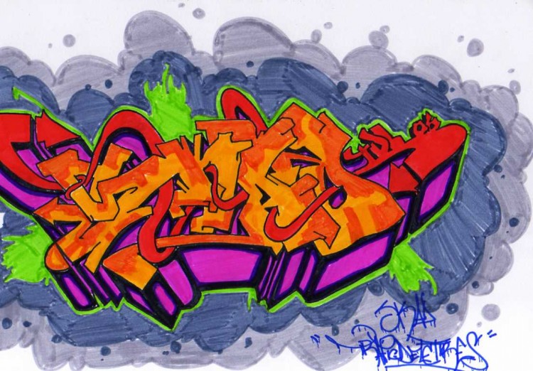 Fonds d'cran Art - Peinture Graffitis SKAD