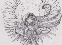 Fonds d'cran Art - Crayon Belldandy