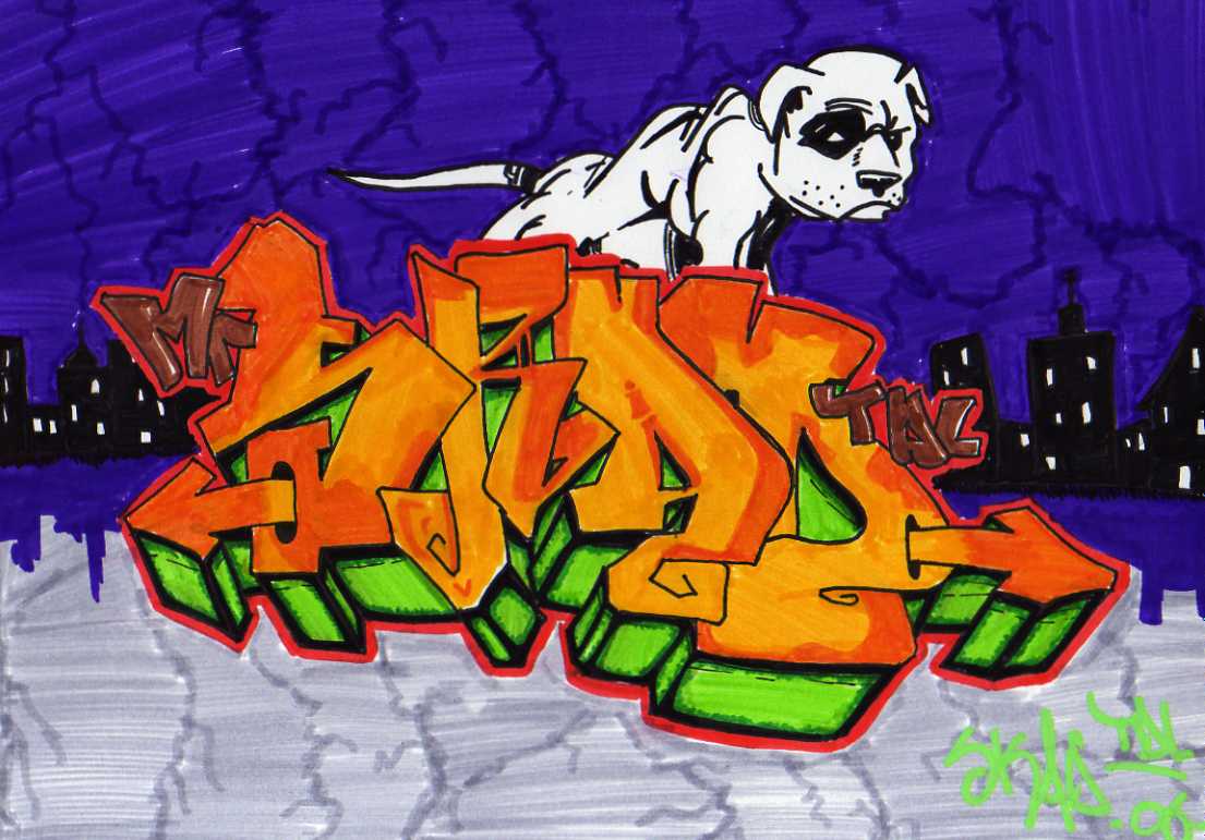 Fonds d'cran Art - Peinture Graffitis Mr SKAD tdl