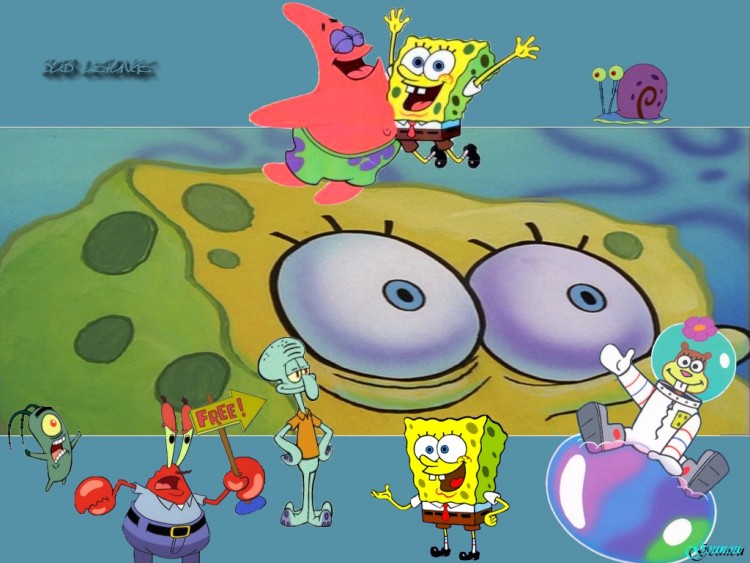 Wallpapers Cartoons SpongeBob SquarePants bob et ses amis