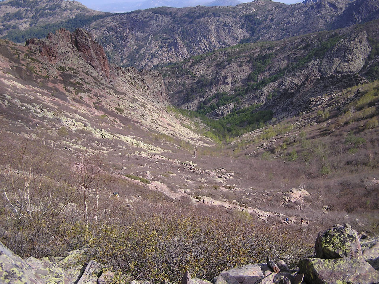 Fonds d'cran Nature Montagnes Stratigraphie du Relief Corse.