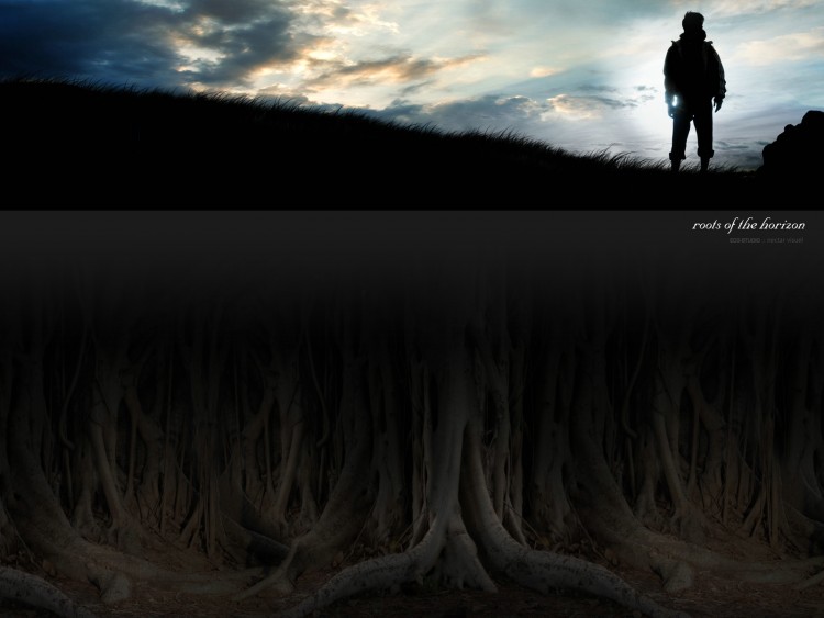 Wallpapers Digital Art Nature - Landscapes Roots of the Horizon