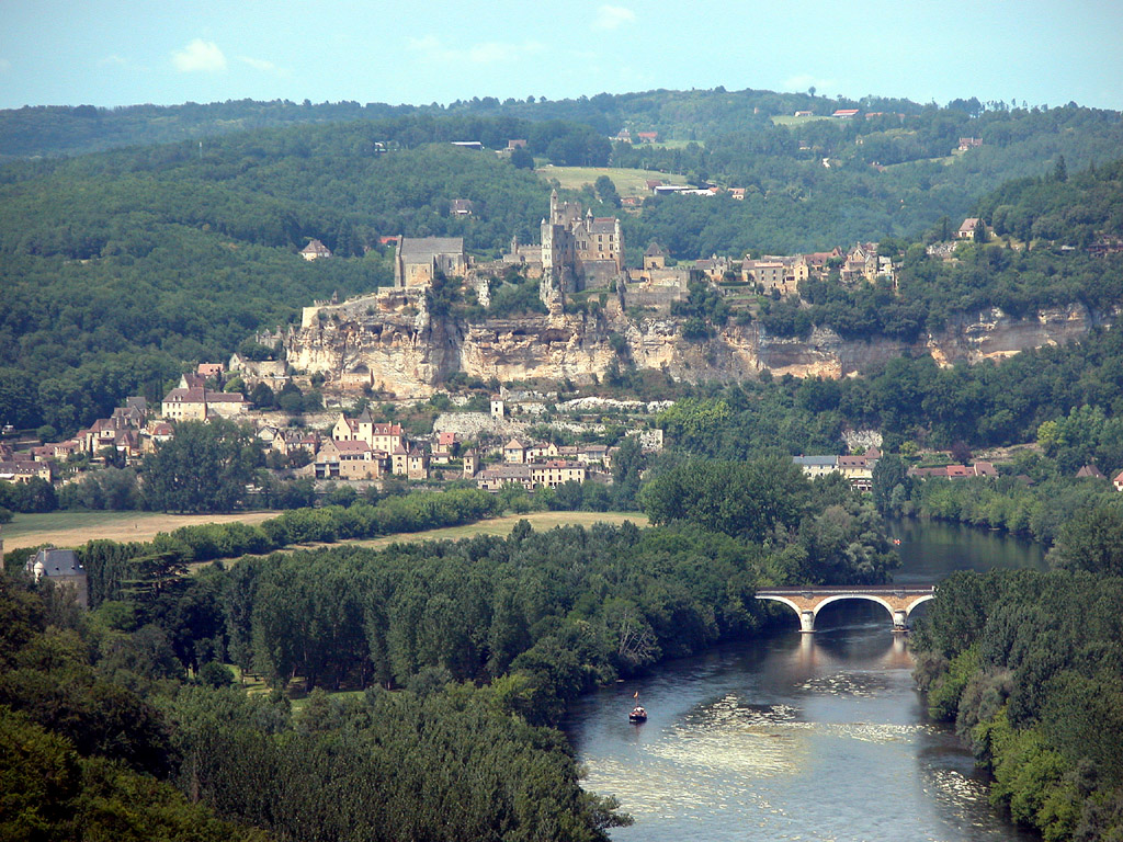 Wallpapers Trips : Europ France > Aquitaine Vue depuis Castelnaud