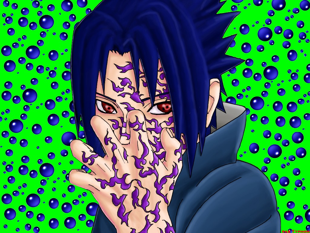 Fonds d'cran Manga Naruto Sasuke Bubble