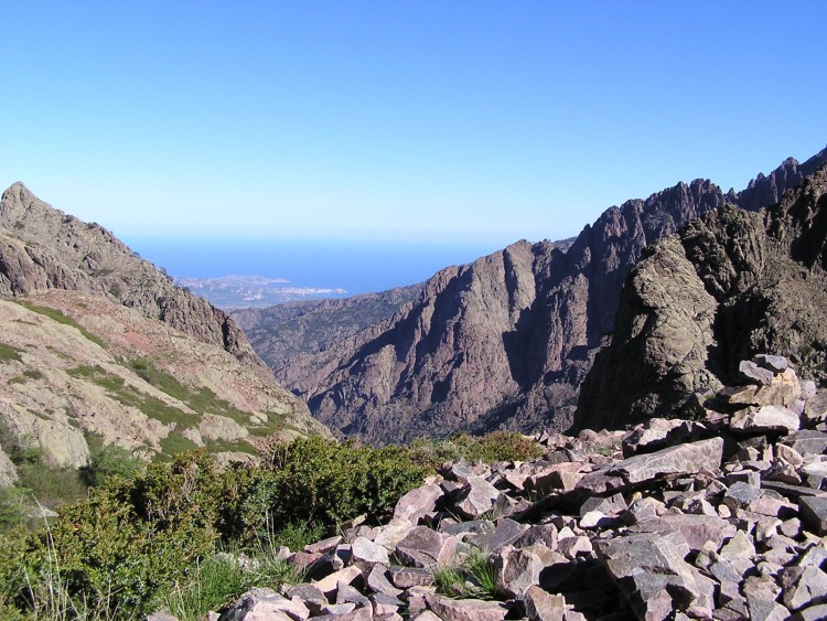 Wallpapers Nature Mountains Panorama du Relief Corse.