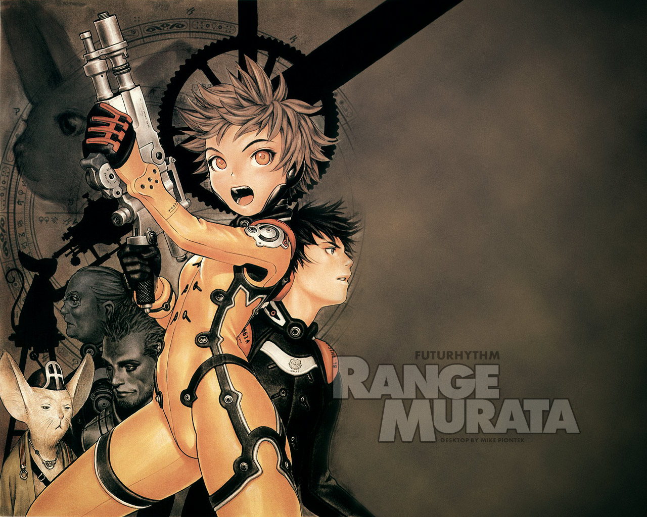 Wallpapers Manga Authors - Range Murata Robot