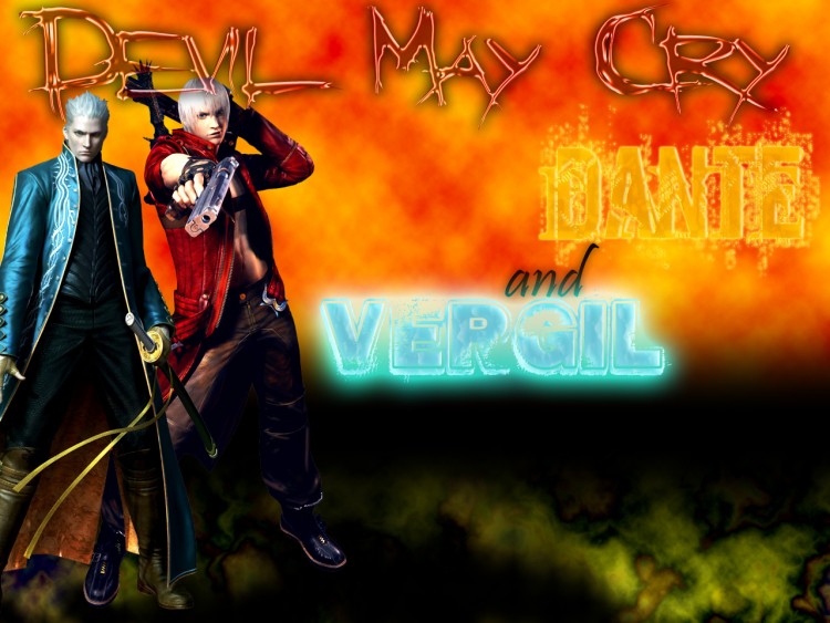 Fonds d'cran Jeux Vido Devil May Cry dante and vergil