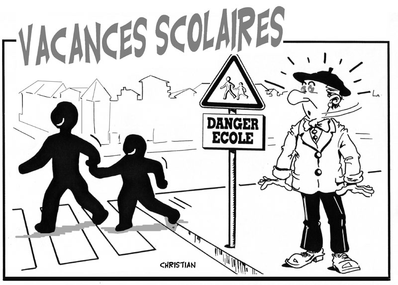 Fonds d'cran Art - Crayon BDs - Dessin d'actualit SORTIE D'ECOLE ...