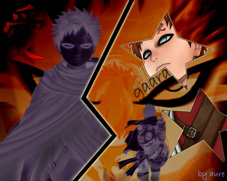 Fonds d'cran Manga Naruto Gaara