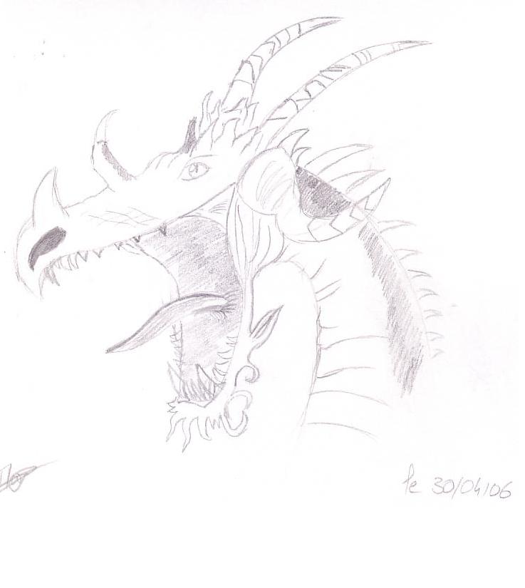 Fonds d'cran Art - Crayon Fantasy - Dragons Dragon