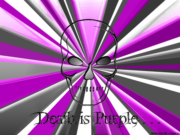 Wallpapers Digital Art Style Dark Death is purple