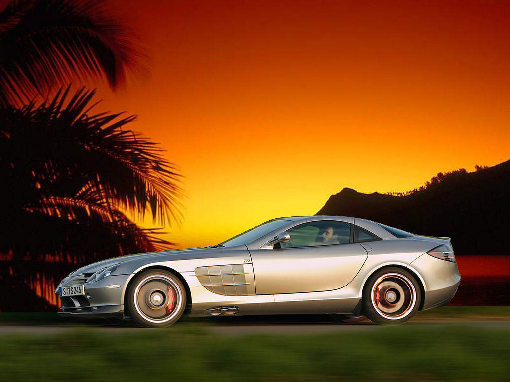 Fonds d'cran Voitures Mercedes New SLr