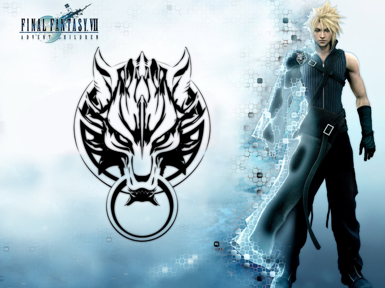 Fonds d'cran Jeux Vido Final Fantasy Advent Children Wolfcloud