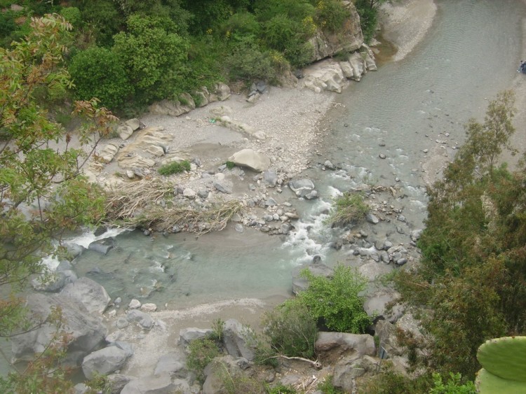 Fonds d'cran Nature Fleuves - Rivires - Torrents Les gorges de L'Alcantara