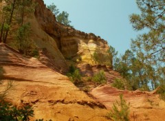 Fonds d'cran Nature Falaise d'ocre