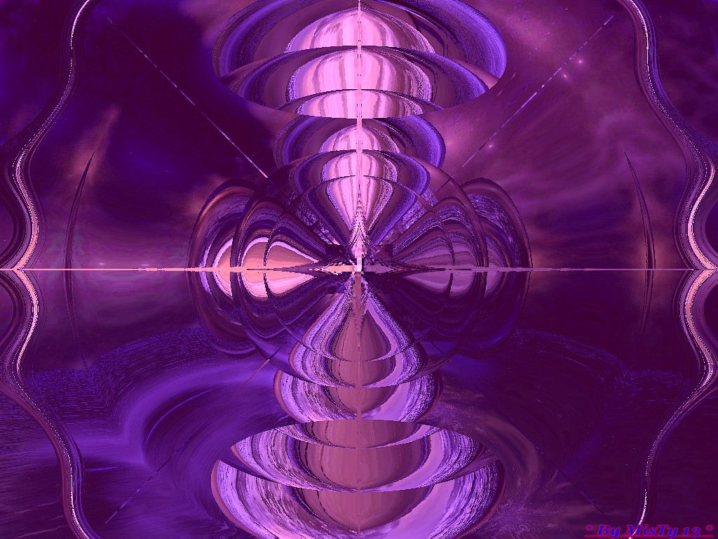 Wallpapers Digital Art Abstract bulbe violette