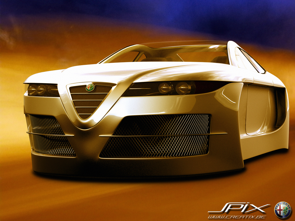 Wallpapers Digital Art Cars - Transport Alfa Spix flying concept car (1024-768)