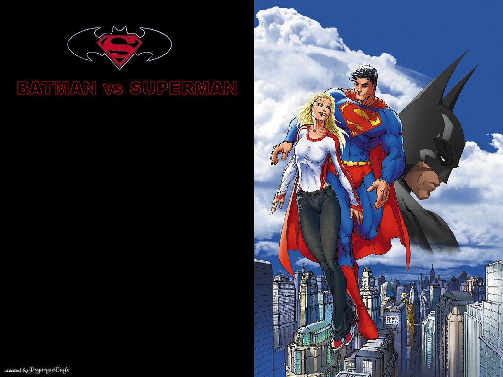 Fonds d'cran Comics et BDs Batman Batman vs Superman et Supergirl