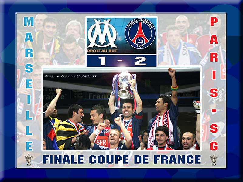 Wallpapers Sports - Leisures PSG Paris Saint Germain Vainqueur Coupe de France 2006