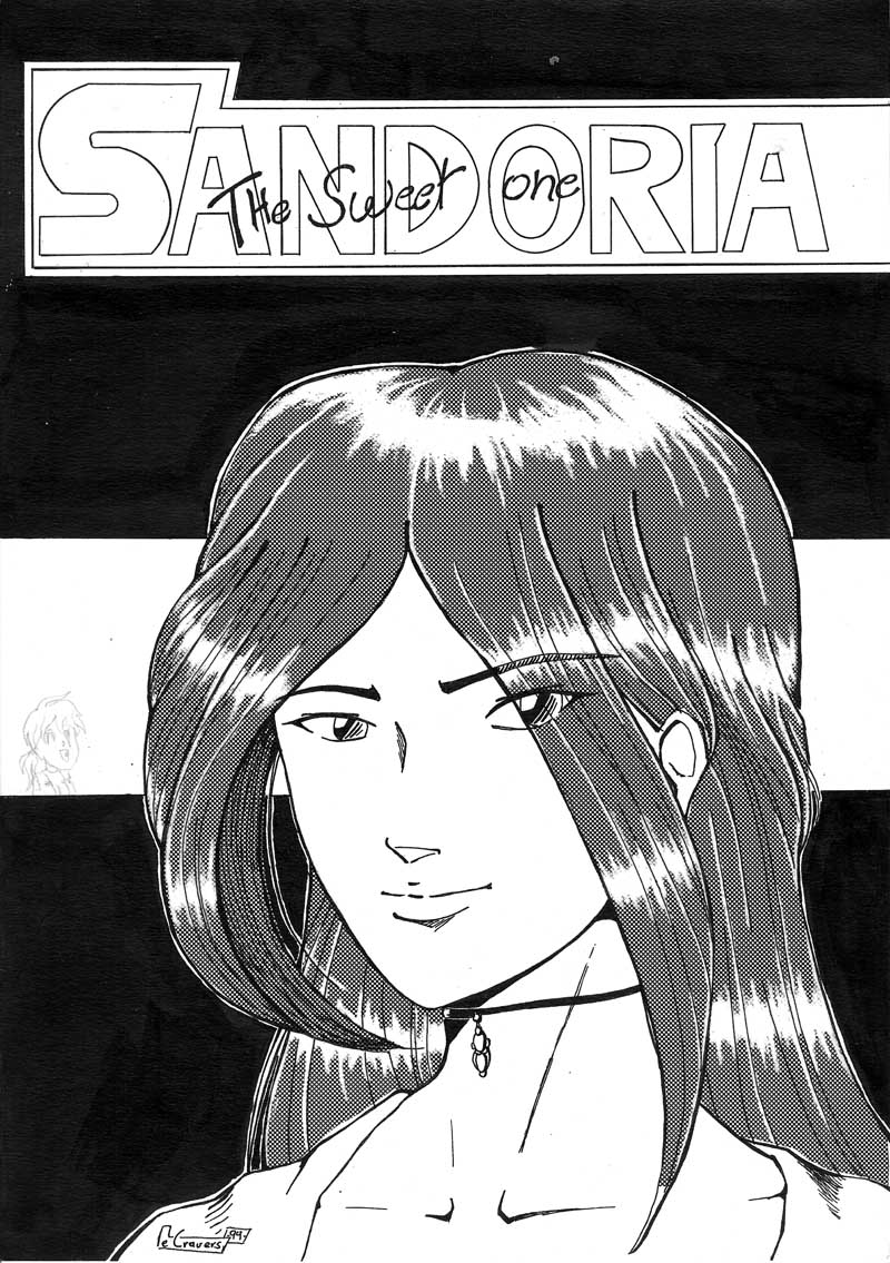 Fonds d'cran Art - Crayon Manga - Personnages Sandoria Kurna