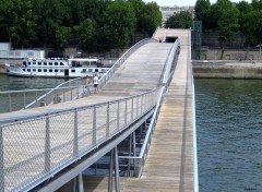 Wallpapers Constructions and architecture PASSERELLE SIMONE DE BEAUVOIR (niveau haut)