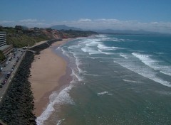 Fonds d'cran Voyages : Europe plage de Biarritz