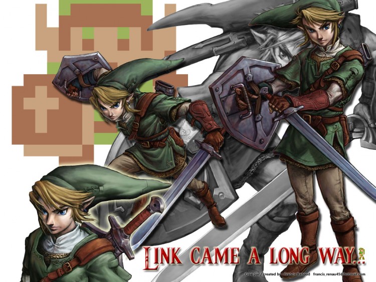 Wallpapers Video Games The Legend of Zelda : Twilight Princess Link as come a long way...