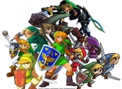 Fonds d'cran Jeux Vido Link  travers les ages...