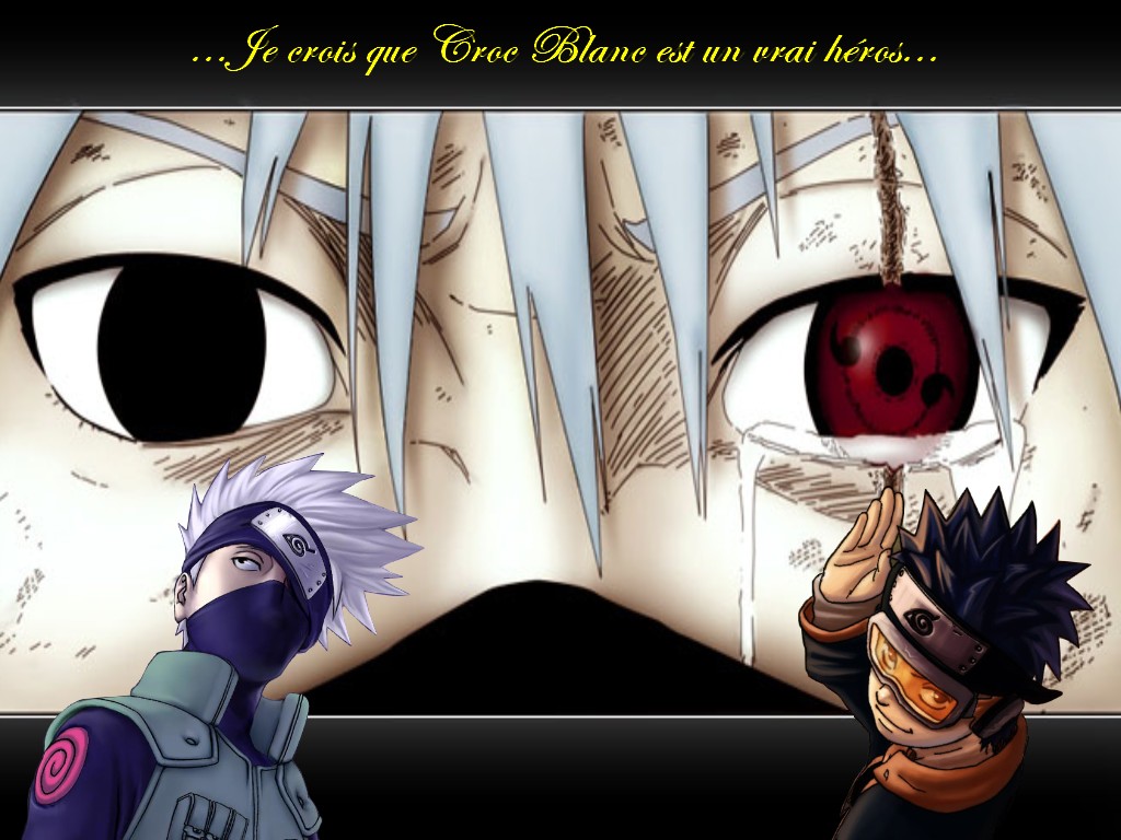 Fonds d'cran Manga Naruto Kakashi & Obito