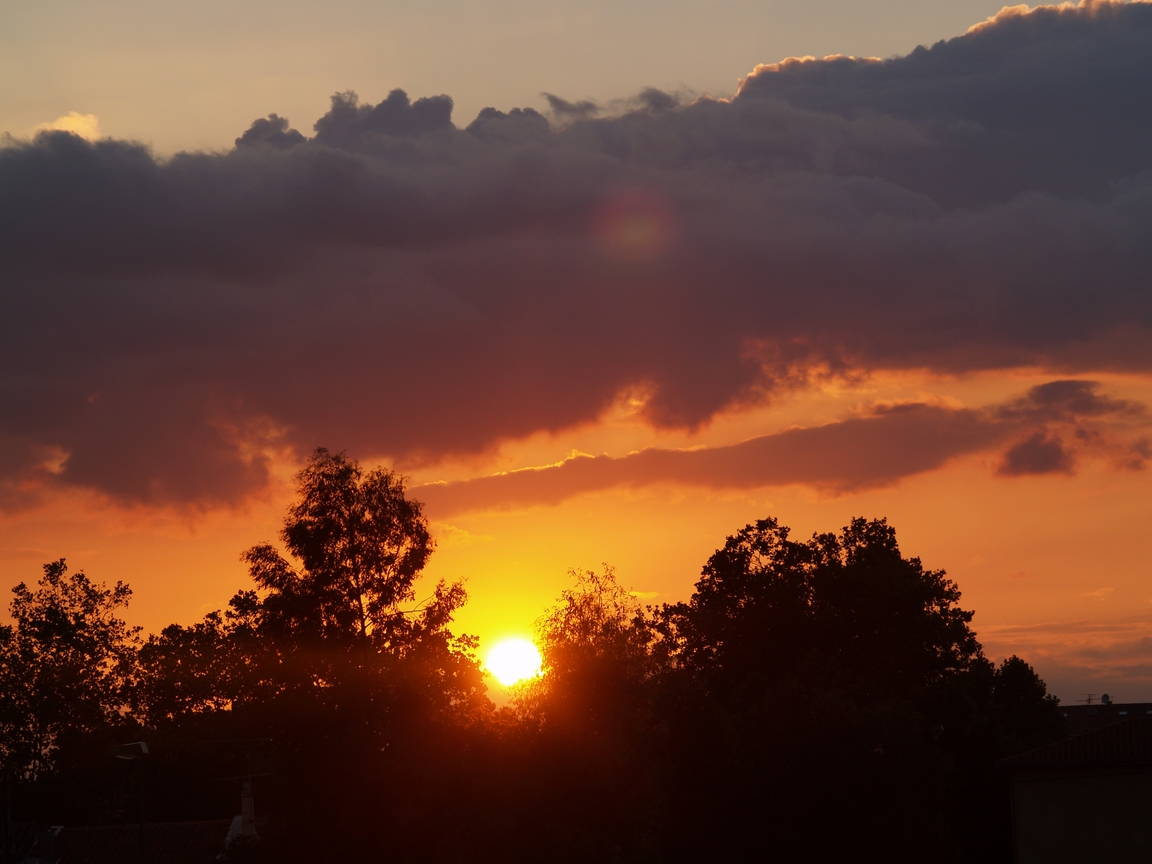 Fonds d'cran Nature Couchers et levers de Soleil Ce soir