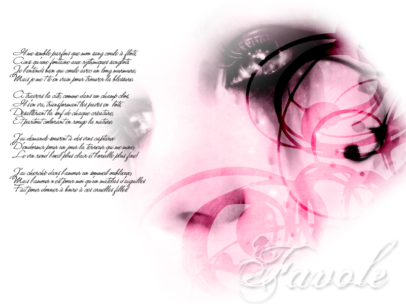 Wallpapers Digital Art Poetry - Texts Fontaine de Sang