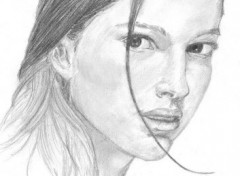 Wallpapers Art - Pencil Nathalie Portman