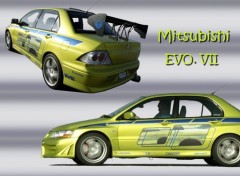 Fonds d'cran Voitures Mitsubishi evo7