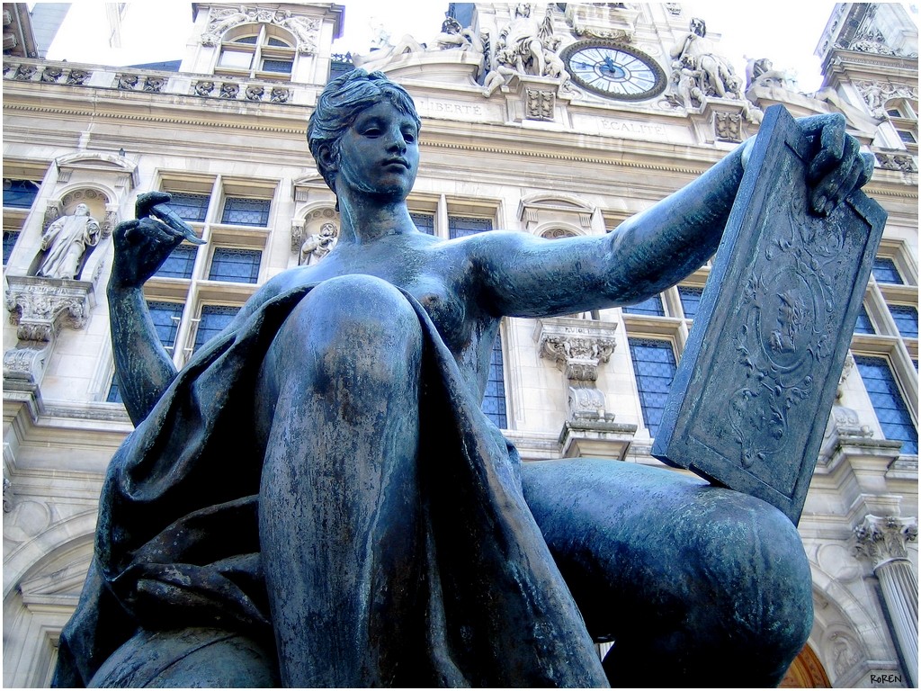 Wallpapers Constructions and architecture Statues - Monuments STATUE 1 (MAIRIE de PARIS)