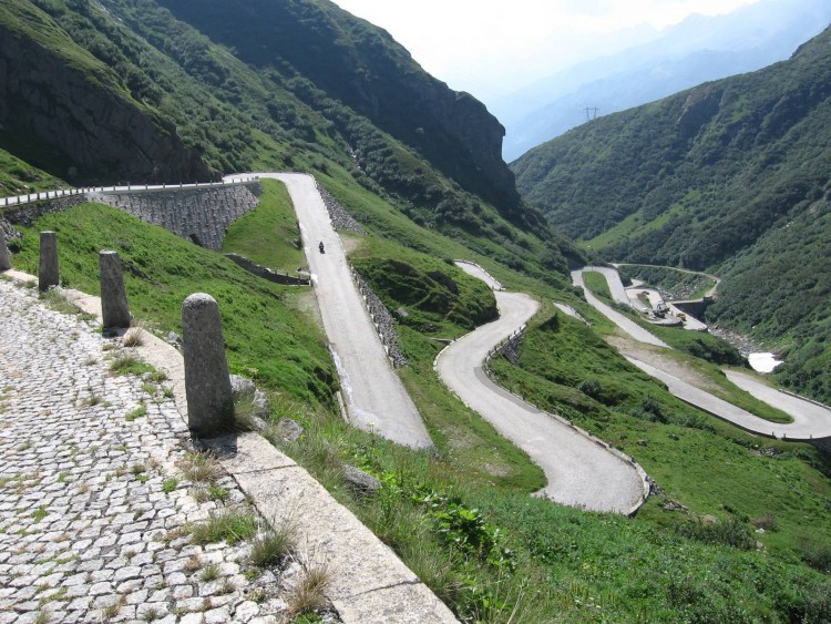 Fonds d'cran Constructions et architecture Routes - Autoroutes col du St Gotthard