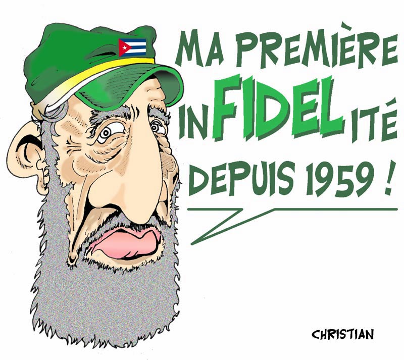 Wallpapers Art - Pencil Comics - Politics FIDEL passe le relais à RAUL ...