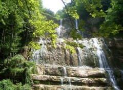 Wallpapers Nature cascade du herisson - jura