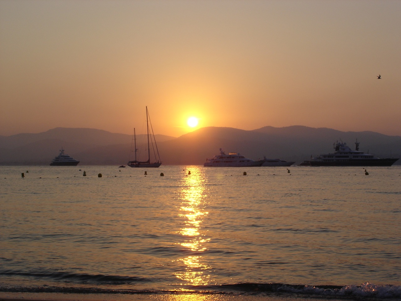 Wallpapers Nature Sunsets and sunrises Coucher de soleil  St Tropez