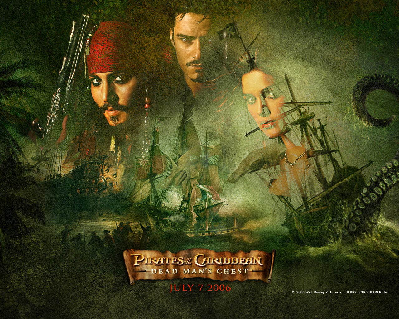 Wallpapers Movies Pirates of the Caribbean 2 - Dead Man's Chest 