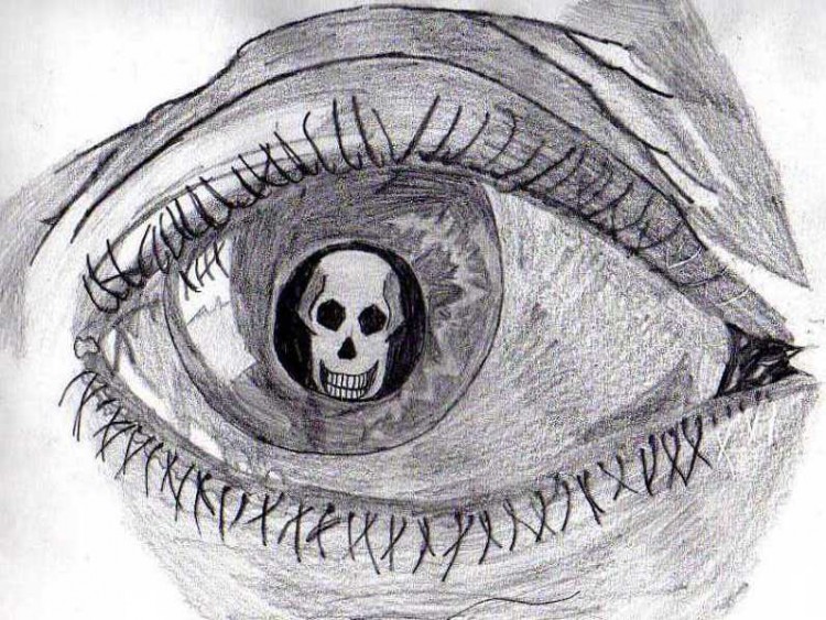 Wallpapers Art - Pencil Eyes oeil mort