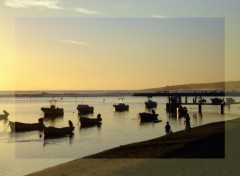 Fonds d'cran Voyages : Afrique PLAGE ETANG SALE