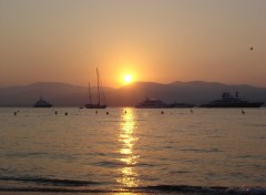 Fonds d'cran Nature Coucher de soleil  St Tropez