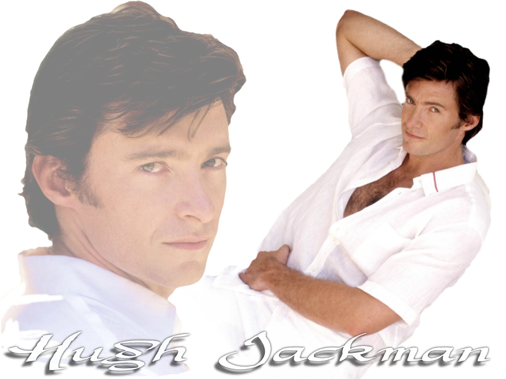 Wallpapers Celebrities Men Hugh Jackman Hugh en blanc