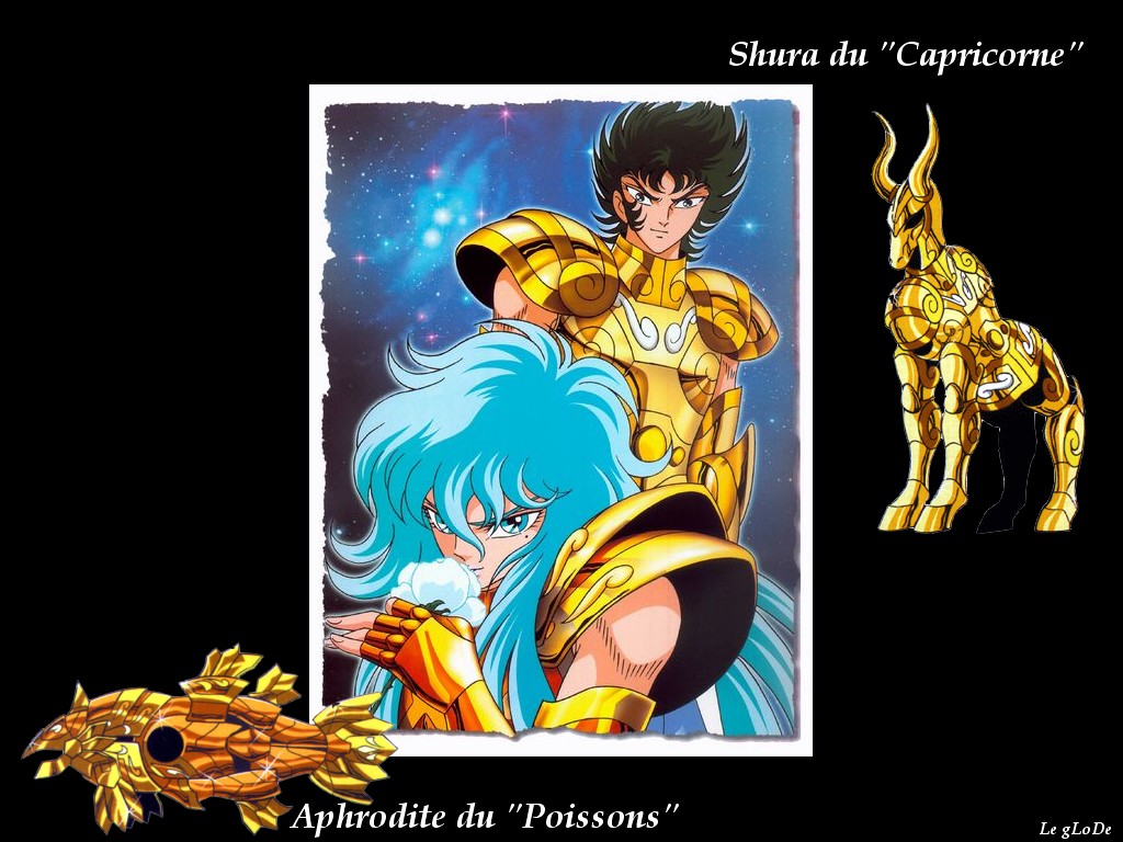 Wallpapers Manga Saint Seiya shura&aphrodite